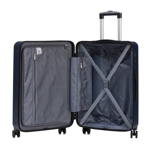 VALIJA SCULPTED HARD CASE 24" - MIDNIGHT BLUE