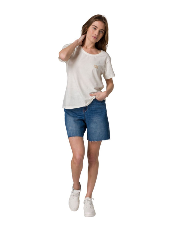 SHORT DENIM HIGH RISE COWBOY