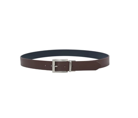 Cinturón reversible marrón-azul