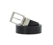 Cinturón reversible negro-azul