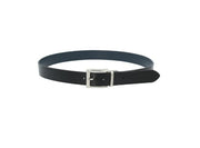 Cinturón reversible negro-azul